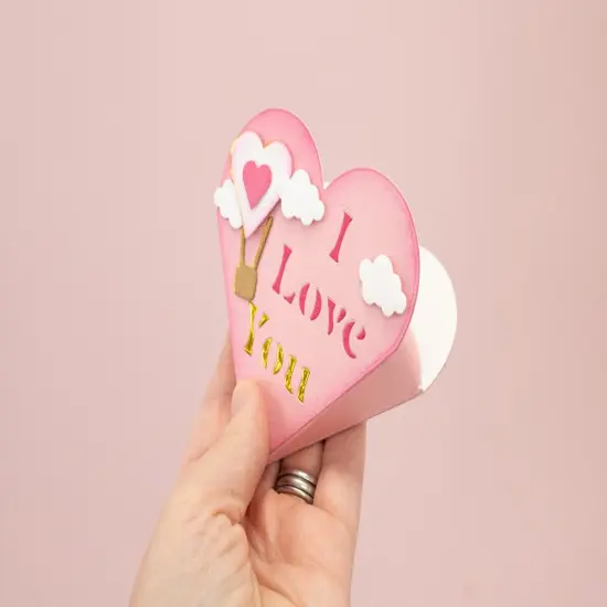 Crafters Companion Metal Die & Stencil Set-Candy Box {5}