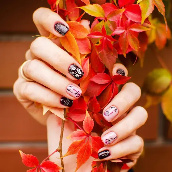 3 Sheet Fall Thanksgiving Nail Art Stamping Plates {4}