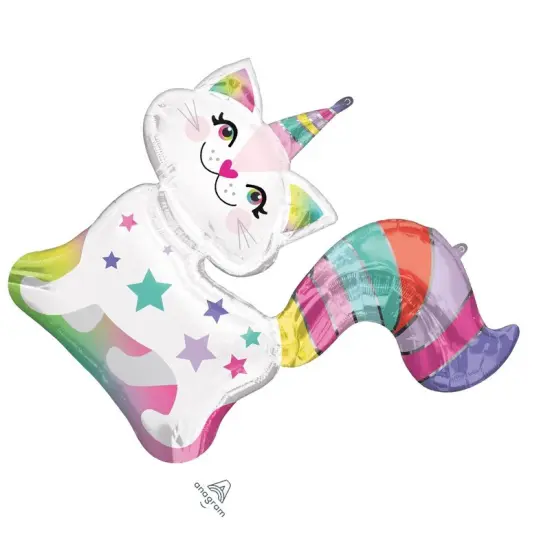 31" Caticorn Foil Balloon Magical Party Decoration {2}