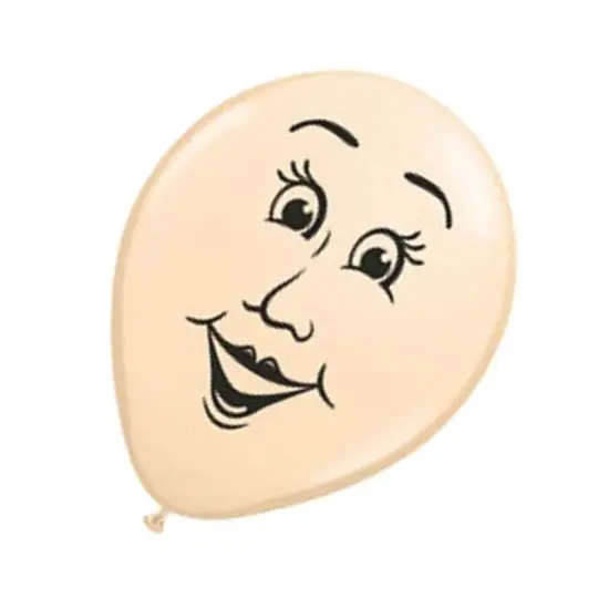 Woman's Face 16 Inch Latex Balloons {6}