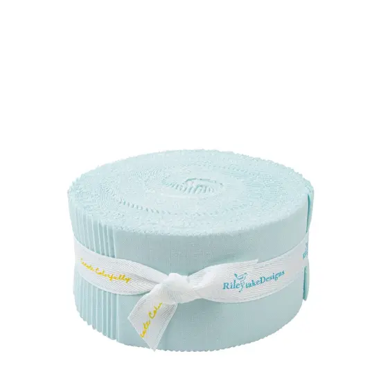 Confetti Cotton 2.5" Strip Roll (Jelly Roll / Rolie Polie) in Bleached Denim byfor Riley Blake (RP-120-BLEACHED-40) {1}