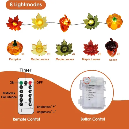 Thanksgiving Fall lights Decoration {2}