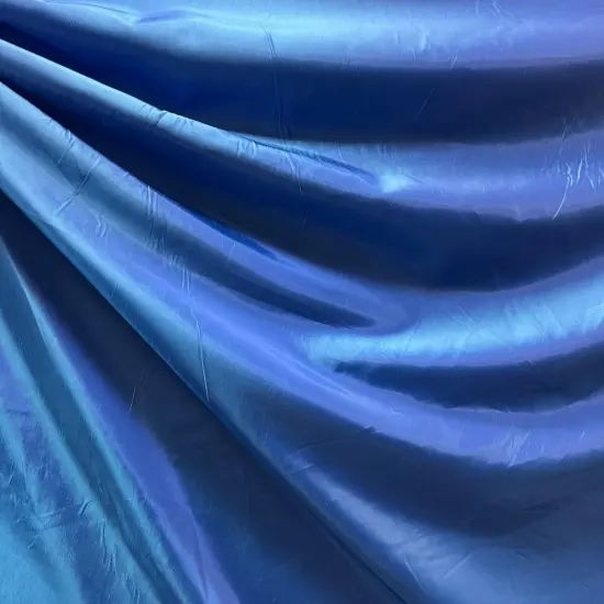 1 Yard Taffeta Polyester Fabric For Elegant Apparel Drapery Crafts Home Decor 45 x 60" Width Blue {1}