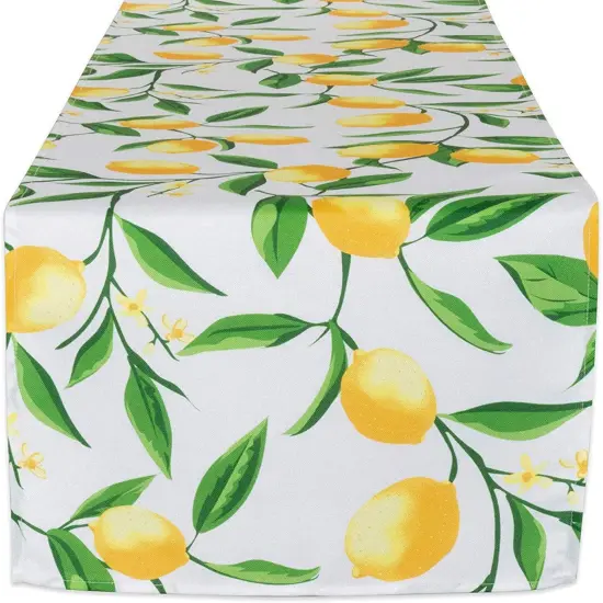 Lemon Bliss Outdoor Tabletop, Collection Stain Resistant & Waterproof,14x108 {1}