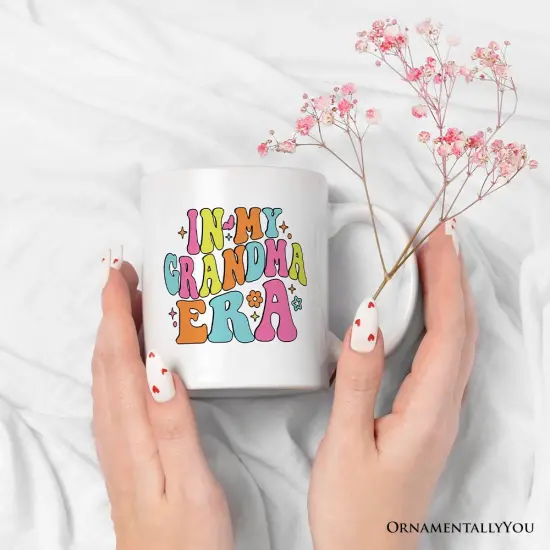 In My Grandma Era Mug, Groovy Grandma Gift {2}