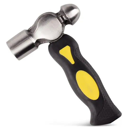 1 Pound Metal Stamping Hammer for Jewelry Making, Geodes, Leather Hammer for Crafts, Forming Tools (6 Inch) Black {1}