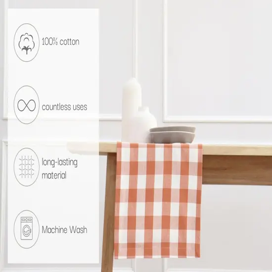 Buffalo Plaid Table Runner 14 x 72 inch Classic Farmhouse 100% Cotton {4}