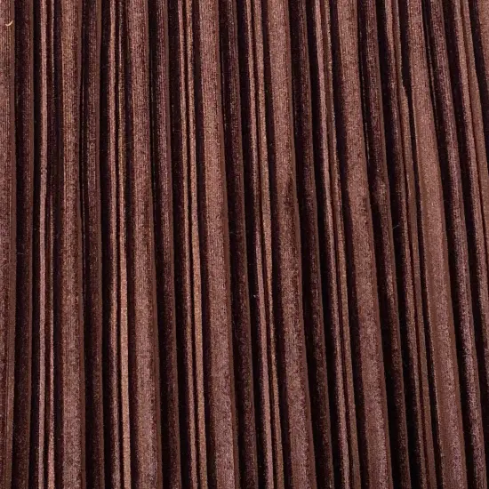 1 Yard Pleated Stretch Velvet Spandex Fabric 58 Inches Width Mauve Pink {7}