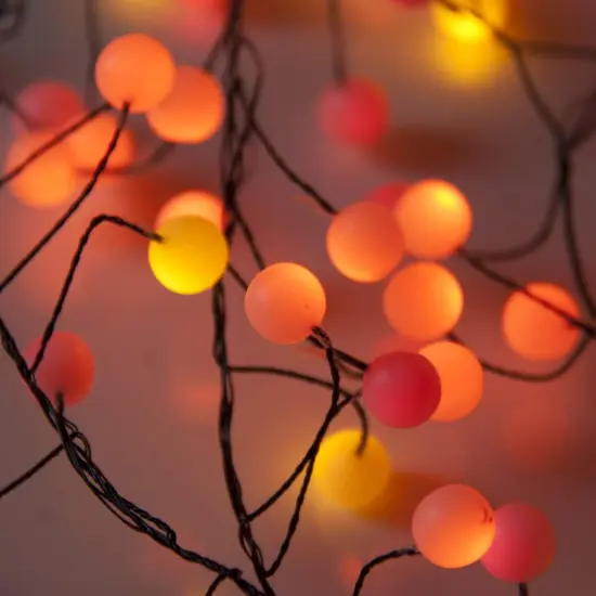 Red, Orange, Yellow Indoor Decorative String Lights {1}
