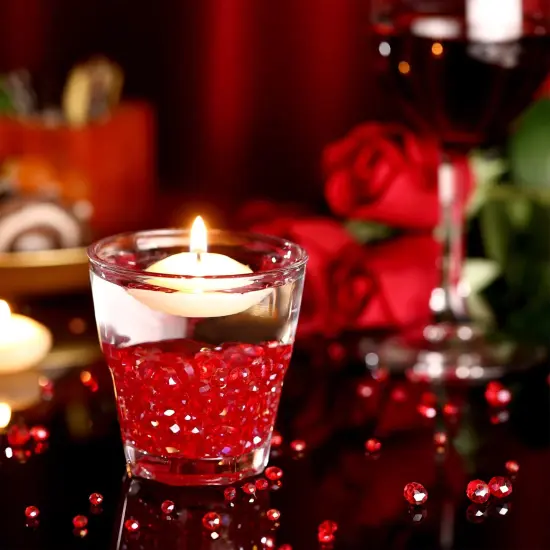 600 Pcs Crystal Glass Beads for Jewelry Making Bulk Faceted Gemstone Rondelle Loose Beads for Bracelet DIY Crafts 8 mm, 6 mm, 4 mm(Red AB Color) {3}