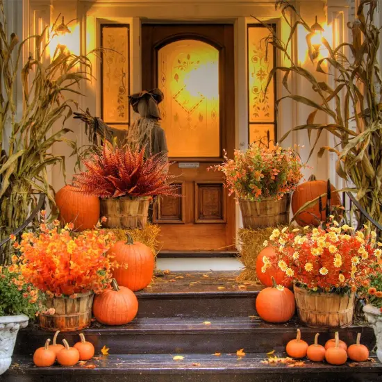 16 Pcs - Artificial Eucalyptus Leaves Flowers {3}