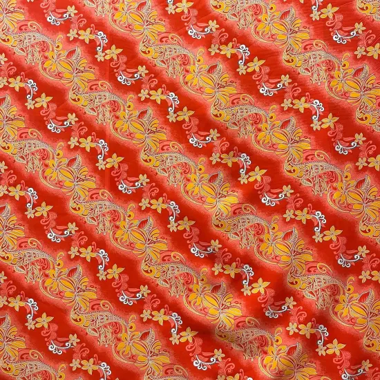 1 Yard Diagonal Tiare Lei Polyester Fabric For Sewing Crafts Apparel And Decorative Projects 45 Inch Width Pink {5}