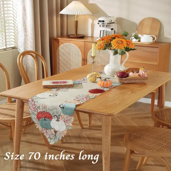 Fall Decorations for Home Table Runner 36 Inches {5}