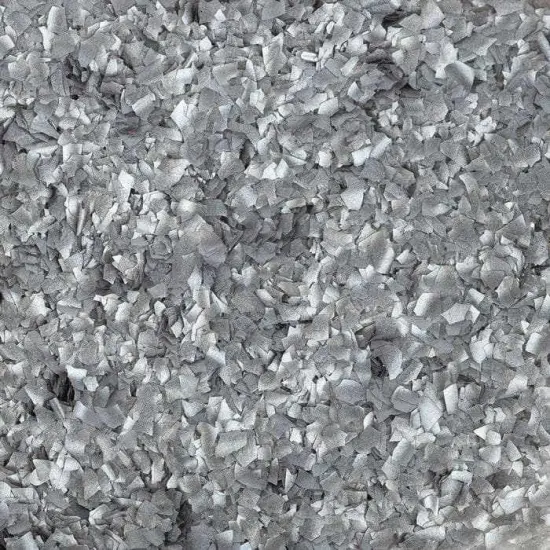 Metallic Silver Edible Shimmer Flakes 4 Gram Jar {3}