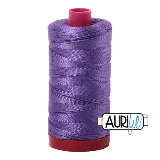 Dusty Lavender (1243) | 12wt Large Spool (325M / 356Y) | Aurifil Thread {1}