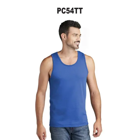 Port & Company&reg; Core Cotton Tank Top - PC54TT Athletic heather {3}