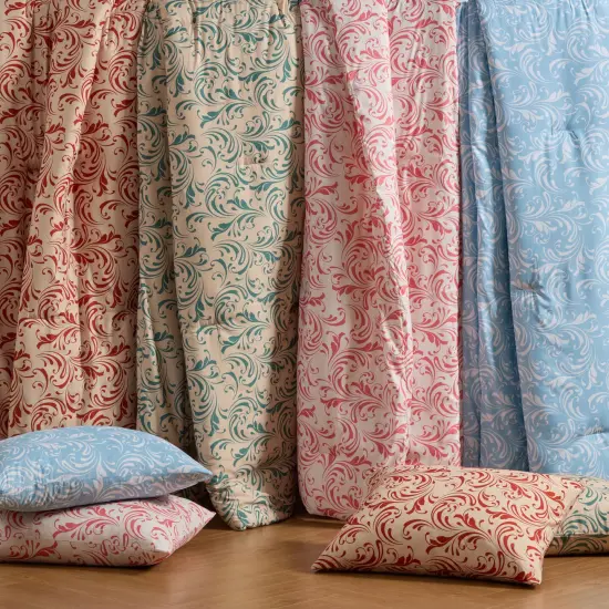 Nestl 7 Pc Biomorphic Design Full Comforter Sets with Sheets {7}