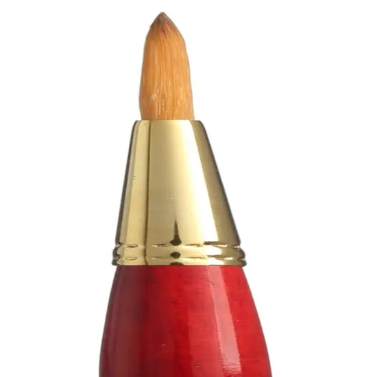 Princeton Series 4050 Heritage Synthetic Sable Brush-Short Handle Liner Size 4 {3}