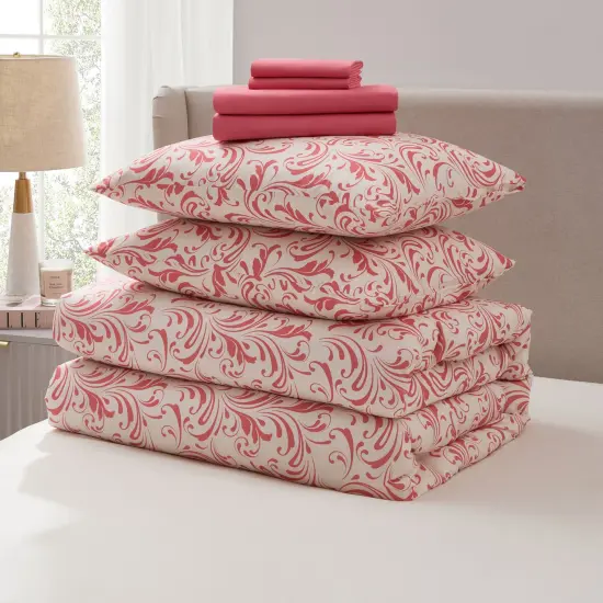 Nestl 7 Pc Biomorphic Design Full Comforter Sets with Sheets {6}