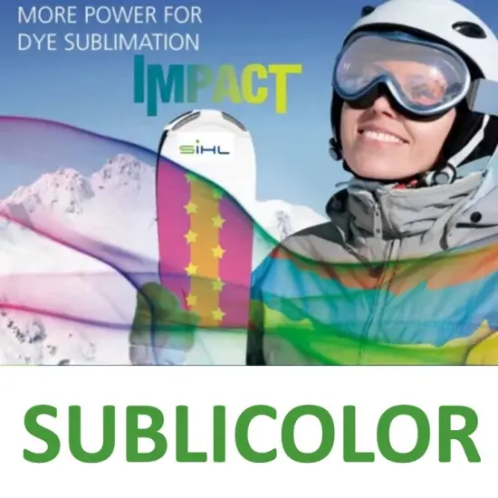 SubliColor IMPACT Dye Sub Paper 8.5&rdquo;x11&rdquo; (216 x 279 mm) Sheets Pack Multicompatible by Sihl, Made in Germany {10}