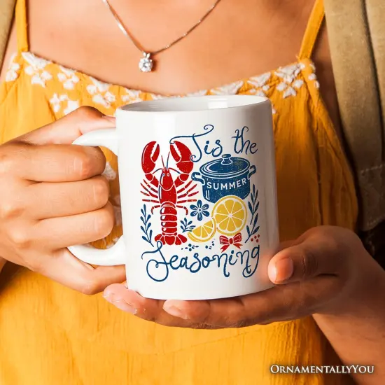 Crawfish Boil Season Summer Mug, Seafood Funny Retro Gift {2}