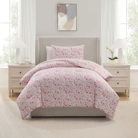 Virtu 3 Piece Floral Modern Comforter {1}