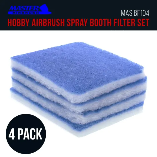 Master Airbrush Hobby Airbrush Spray Booth Filter Set, Fits Master B100 {2}