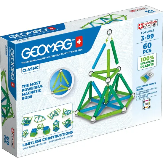 Geomag&trade; Green Line Color, 60 Pieces {1}