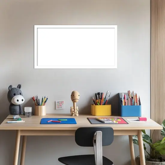 Svelte Framed Dry Erase Magnetic Board White {5}
