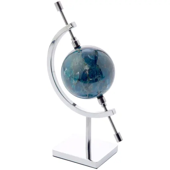Bard's Chrome Sphere Holder Caliper Stand, 5.25" H x 3" W x 1.5" D (For 0.4375" to 2.375" Items) {3}