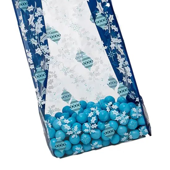 Christmas Patterned Cello Bags 5&rdquo; x 3&rdquo; x 11.5&rdquo; {5}