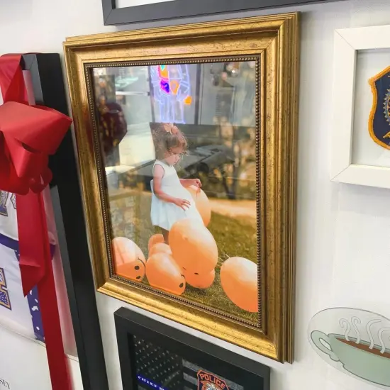 Classic Ornate Gold 38x13 Picture Frame with Acrylic &ndash; Large Antique Poster Frame Wall Decor {4}