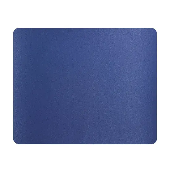 Insten Premium Leather Mouse Pad with Waterproof Coating, Anti-Slip Design, Easy to Clean, Blue - 9.45" X 7.87" {1}