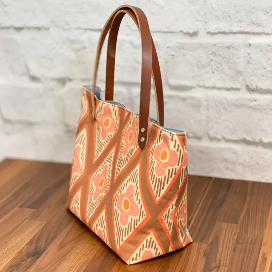 Crosscut Sewing Co.&reg; Market Tote Bag Sewing Project Kit for Beginners with Fabric, Instructions and Video Pacific {6}