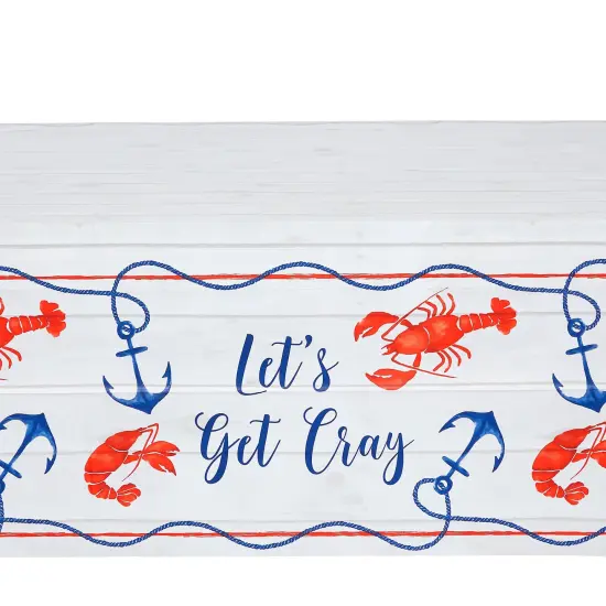 3 Pack Crawfish Table Covers for Crawfish Party Decorations, Rectangular Tables, Party Supplies (5 x 9 Feet) Multicolor {4}