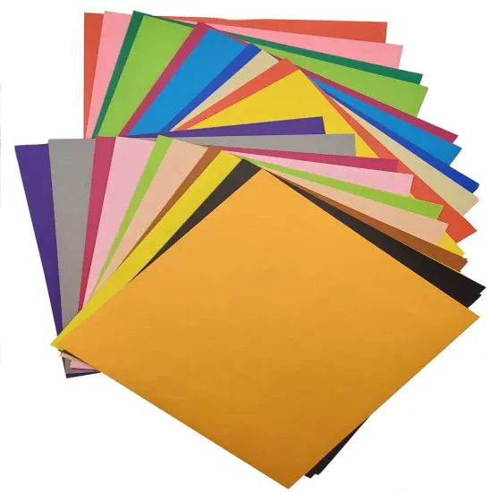 Origami Paper 5.875"X5.875" 36 Sheets-Assorted Double Sided Colors {3}