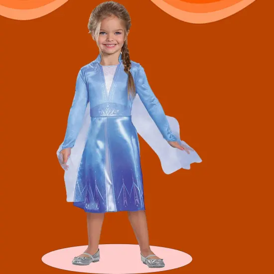 Girl&rsquo;s Elsa Classic Costume from Disney Frozen for School Parties {4}