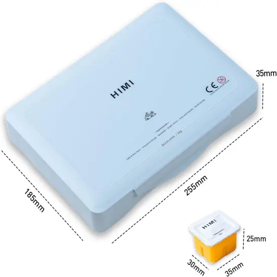 Gouache Paints set with 3 Paint Brushes, 24 Colors, 30g, Jelly Cup Design, Non Toxic Paint for Canvas and Paper, Art Supplies for Professionals (Ice Blue Case) {4}