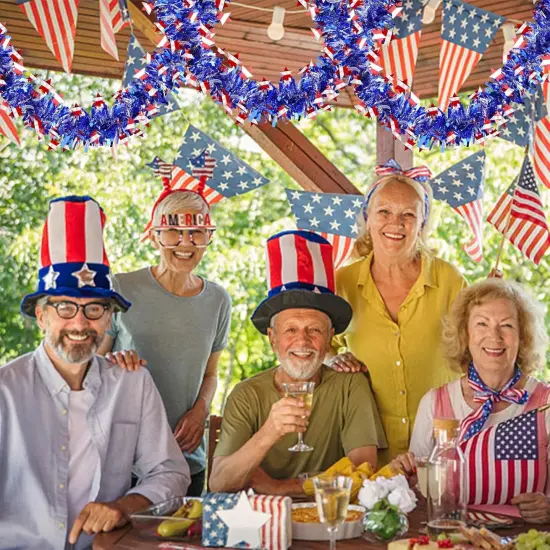 53.1 Ft Garland Decoration for 4th of July Decorations {4}