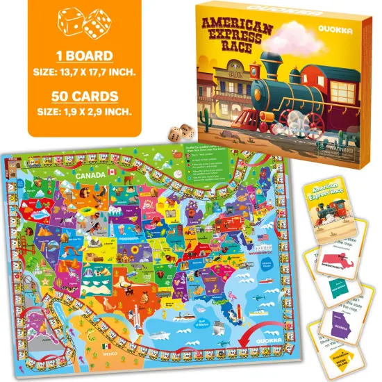 3x Set Learning Board Games for Kids | Trivia Cards {3}