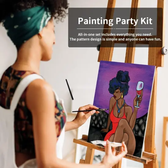 8x10 - Pre Drawn Canvas for Painting for Adults Party Kits Party Supplies {3}