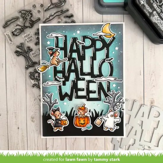 Lawn Cuts Custom Craft Dies-Giant Happy Halloween {4}