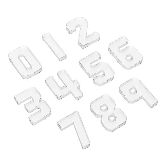 Kaplan Early Learning Company Loose Parts Number Trays - Set of 10 {1}