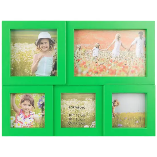 Northlight Multi-Sized Puzzled Collage Picture Frame - 11.5" - Green {3}