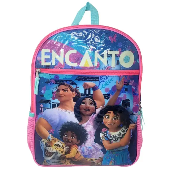 Encanto Backpack 16" Disney Isabel Mirabel Luisa Antonio Madrigal Family {1}