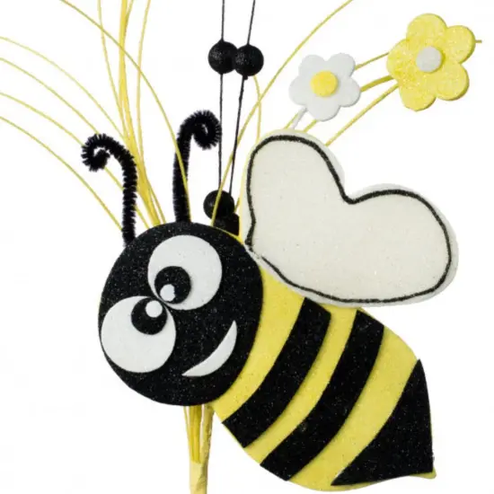 18" Bumble Bee Daisy Pick {2}