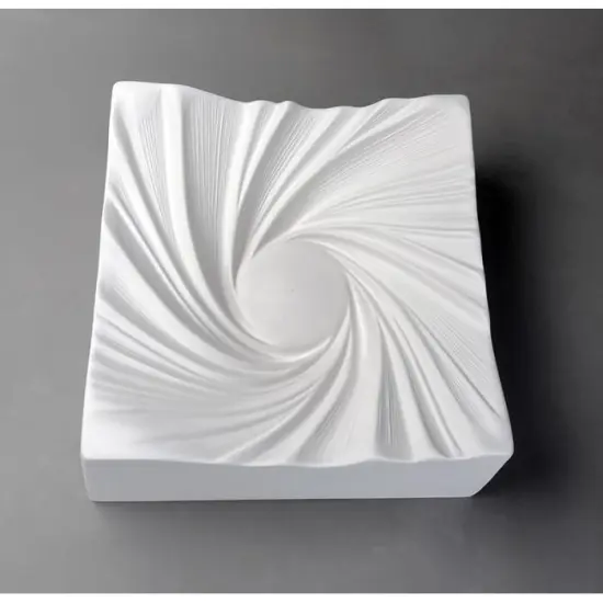 11.5" x 10.5" x 2" Tornado Slump Glass Fusing Kiln Mold {3}