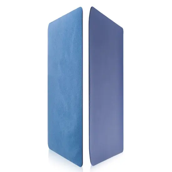 Insten Premium Leather Mouse Pad with Waterproof Coating, Anti-Slip Design, Easy to Clean, Blue - 9.45" X 7.87" {6}