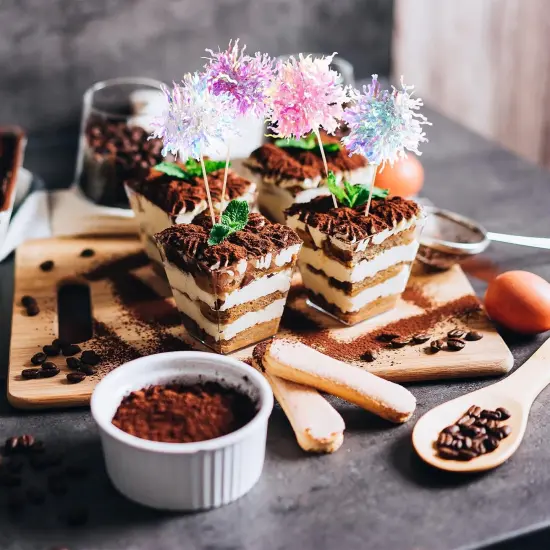 120 Pcs Firework Cupcake Toppers Foil Frill Toothpicks Cake Decorations Sparkle Tinsel Cupcake Toppers Cocktail Picks Firework Par {5}