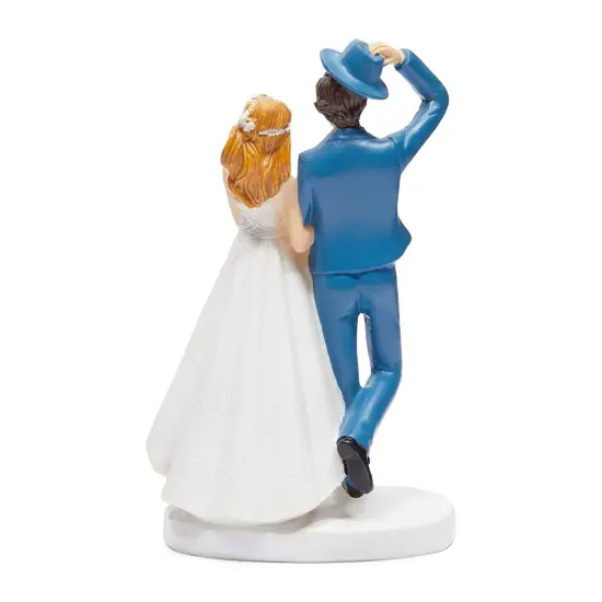 Wedding Cake Toppers Bride and Groom Couple Figurine Party Decoration Multicolor {7}